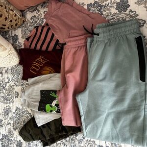 Old Navy Kids Matching Sets - Pink, Green, Gray